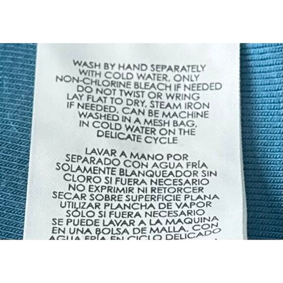 CABI LONG SLV PULL-OVER V-NECK TOP/T-SHIRT, WOMENS, L, SKY BLUE, RAYON/SPANDEX - Picture 11 of 11